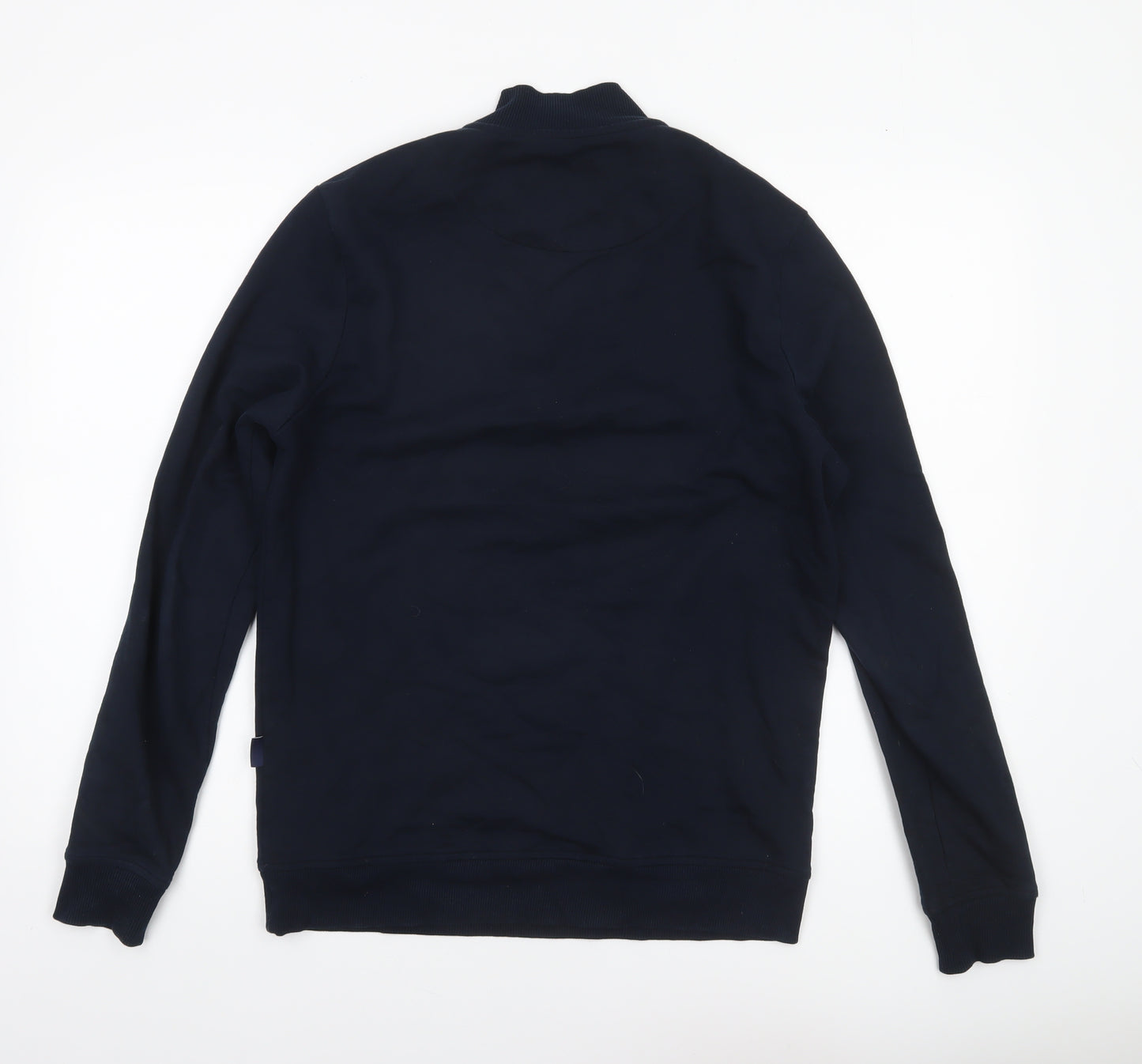 Mineral Men Blue 1/2 Zip High Neck Long Sleeve Sweatshirt M