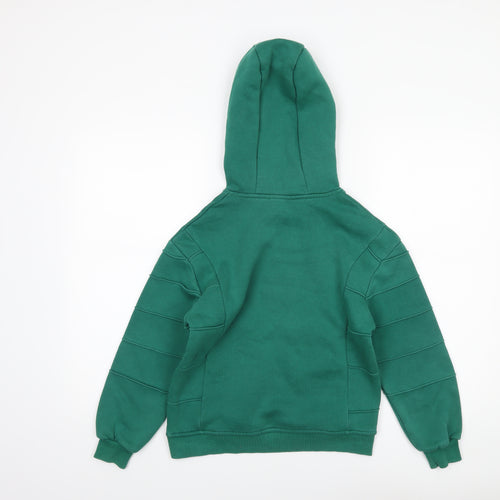 Haykids Club Boys Green Pullover Hoodie 9 Years Cotton Blend Casual