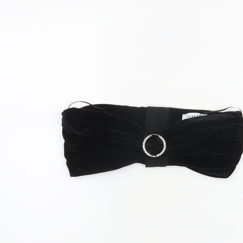 Gilli Black Velvet Strapless Cropped Women's Top M Party Style
