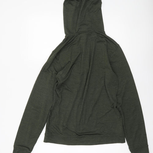 Penn Men's Green 1/2 Zip Lightweight Sports Hoodie Size S