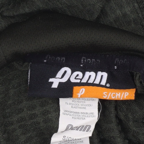 Penn Men's Green 1/2 Zip Lightweight Sports Hoodie Size S