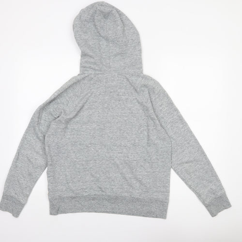 Levi's Womens Grey Logo Pullover Hoodie Size M Cotton Blend