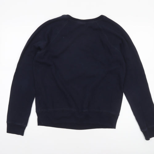 Abercrombie & Fitch Women’s Navy Blue Pullover Sweatshirt L
