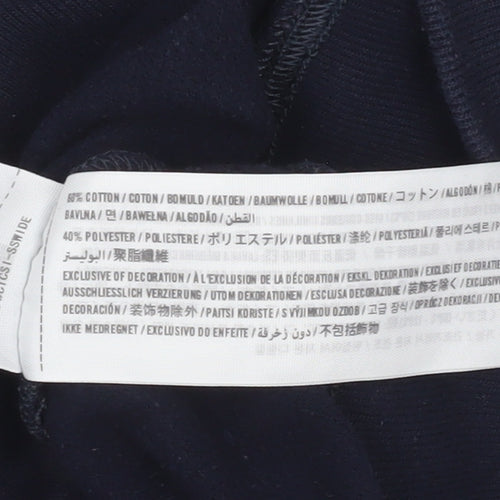 Abercrombie & Fitch Women’s Navy Blue Pullover Sweatshirt L