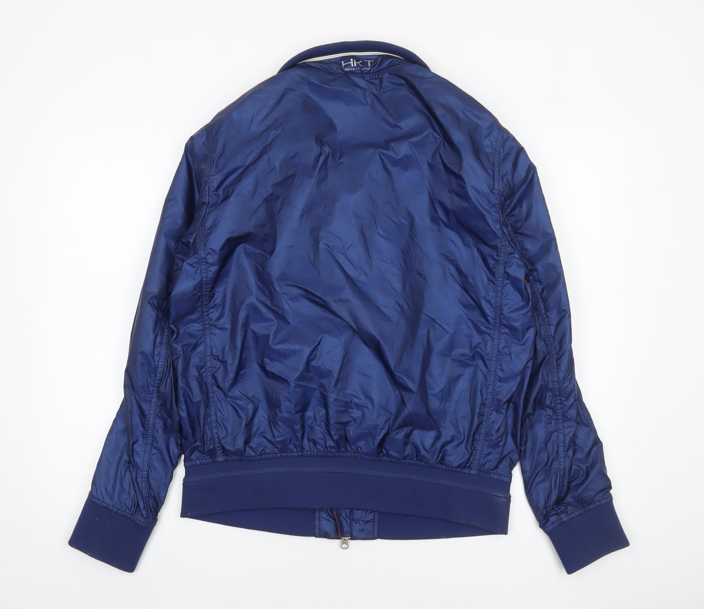 Hackett Aston Martin Racing Men's Blue Bomber Jacket Size M