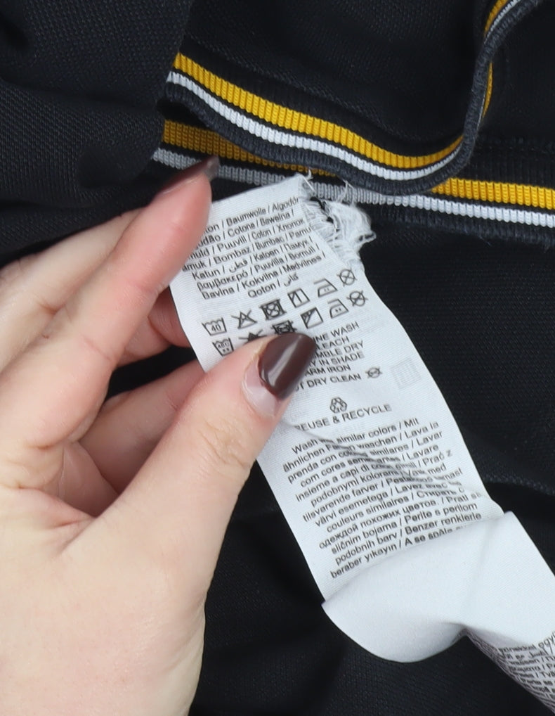 Jack & Jones Men's Black XL Polo Shirt Cotton Casual Top