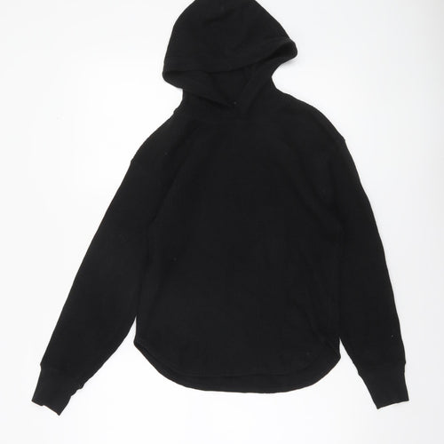 Uniqlo Women’s Black XS Pullover Hoodie Cotton Blend Casual
