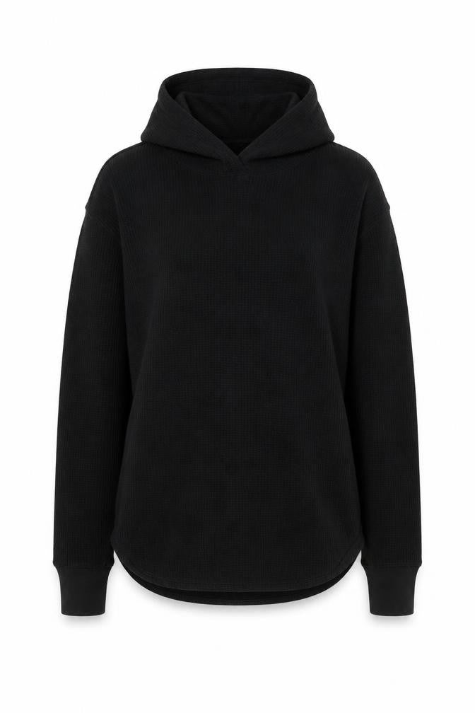 Uniqlo Women’s Black XS Pullover Hoodie Cotton Blend Casual