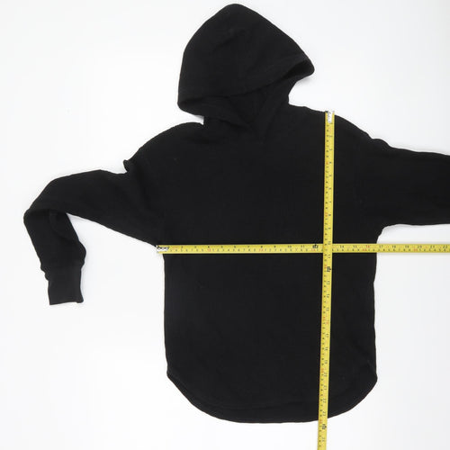 Uniqlo Women’s Black XS Pullover Hoodie Cotton Blend Casual