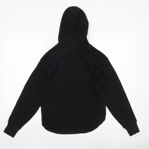 Uniqlo Women’s Black XS Pullover Hoodie Cotton Blend Casual