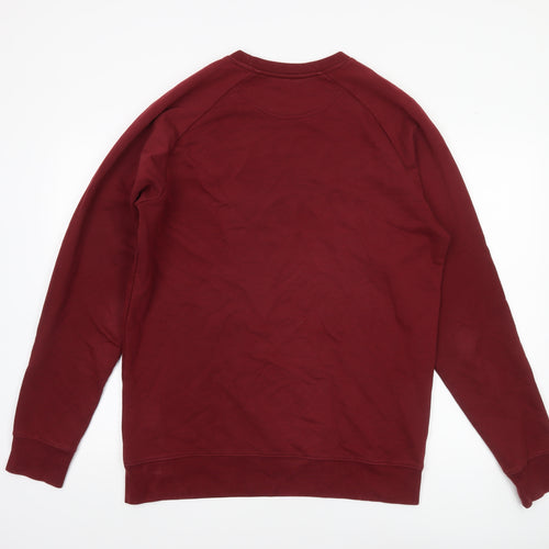 Spoke & Solace Men's Red Pullover Sweatshirt Size L Crew Neck