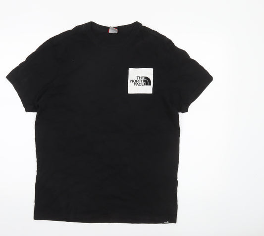 The North Face Men's Black Cotton Crew Neck Short Sleeve T-Shirt M