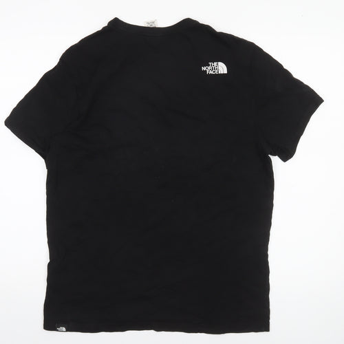 The North Face Men's Black Cotton Crew Neck Short Sleeve T-Shirt M