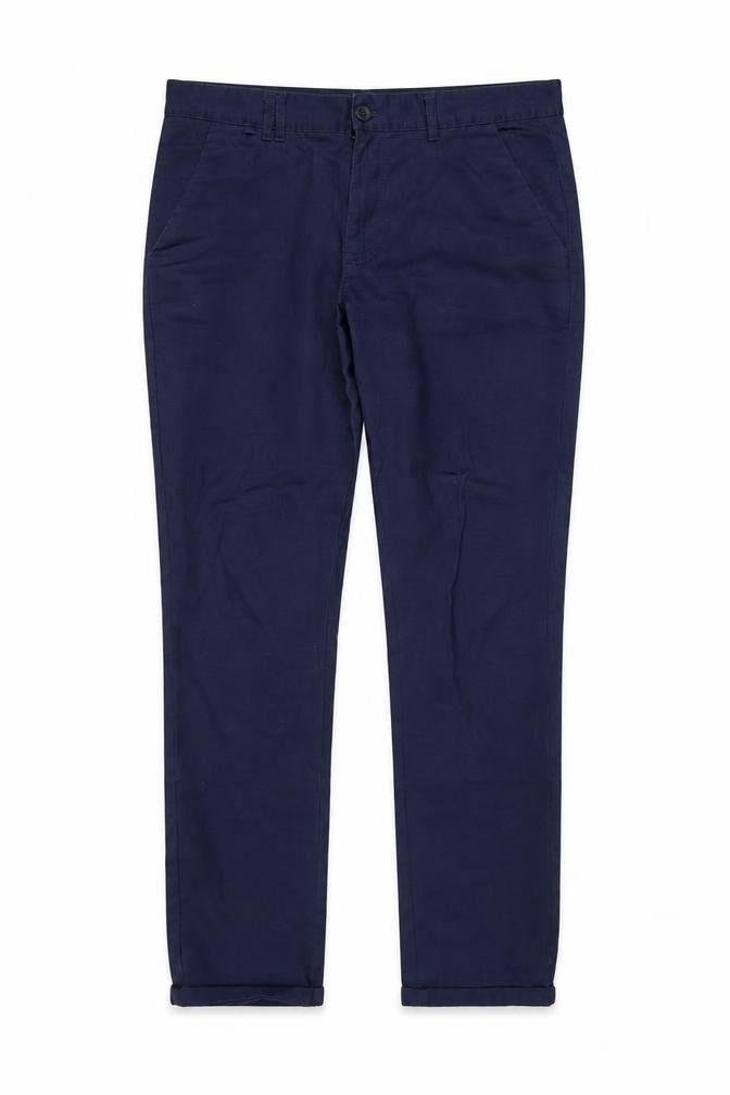 Denton Co. Men's Blue Chino Trousers Size 32 Straight Fit