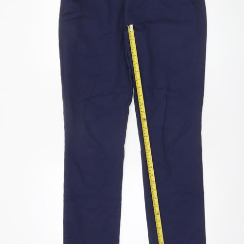Denton Co. Men's Blue Chino Trousers Size 32 Straight Fit