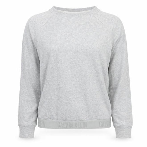 Calvin Klein Women Grey Jersey Long Sleeve Pyjama Top S