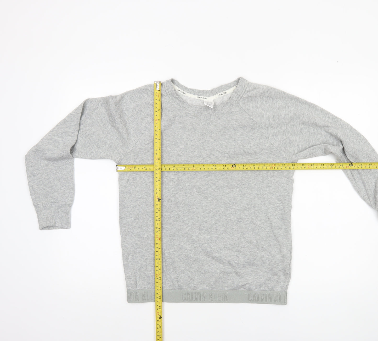 Calvin Klein Women Grey Jersey Long Sleeve Pyjama Top S