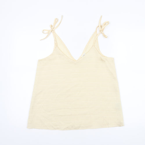 River Island Women's Beige Camisole Tank Top Size 10