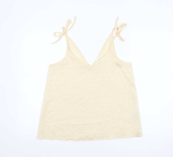 River Island Women's Beige Camisole Tank Top Size 10