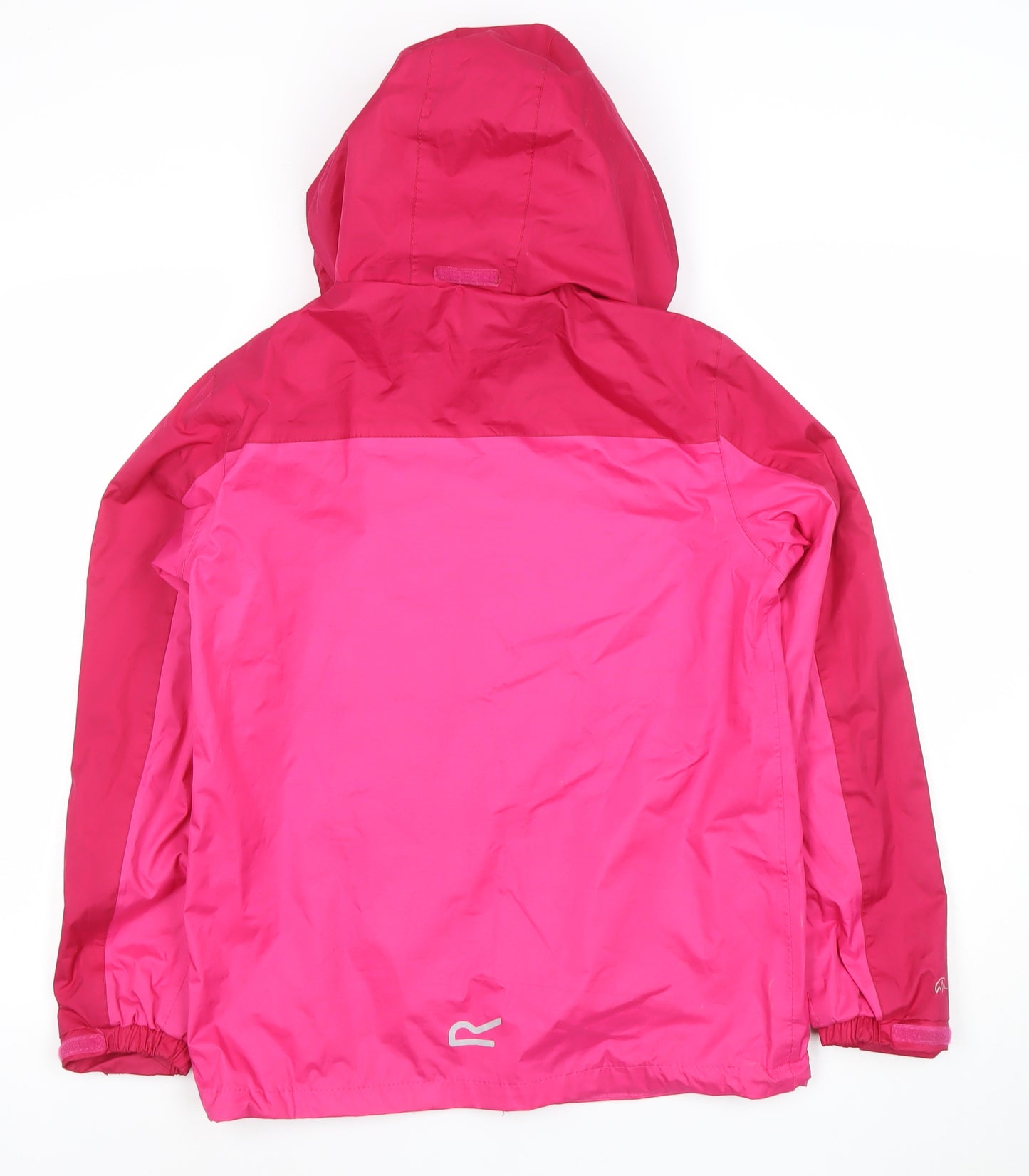 Regatta Women’s Pink Waterproof Hooded Mid-Length Rain Jacket Size 10
