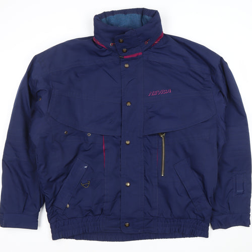 Nevica Men's Blue Ski Jacket Size 44 Waterproof Winter Coat