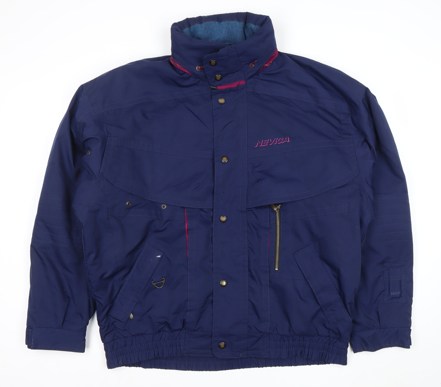 Nevica Men's Blue Ski Jacket Size 44 Waterproof Winter Coat