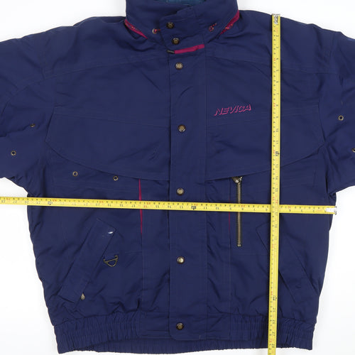 Nevica Men's Blue Ski Jacket Size 44 Waterproof Winter Coat