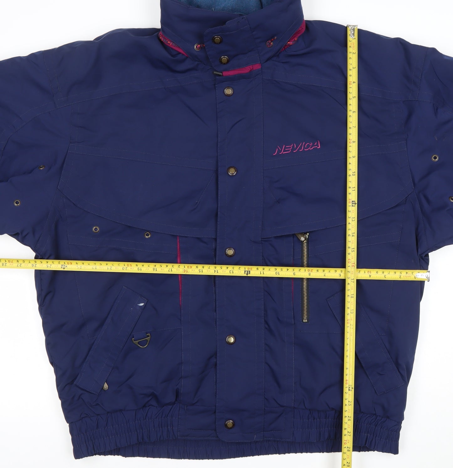 Nevica Men's Blue Ski Jacket Size 44 Waterproof Winter Coat