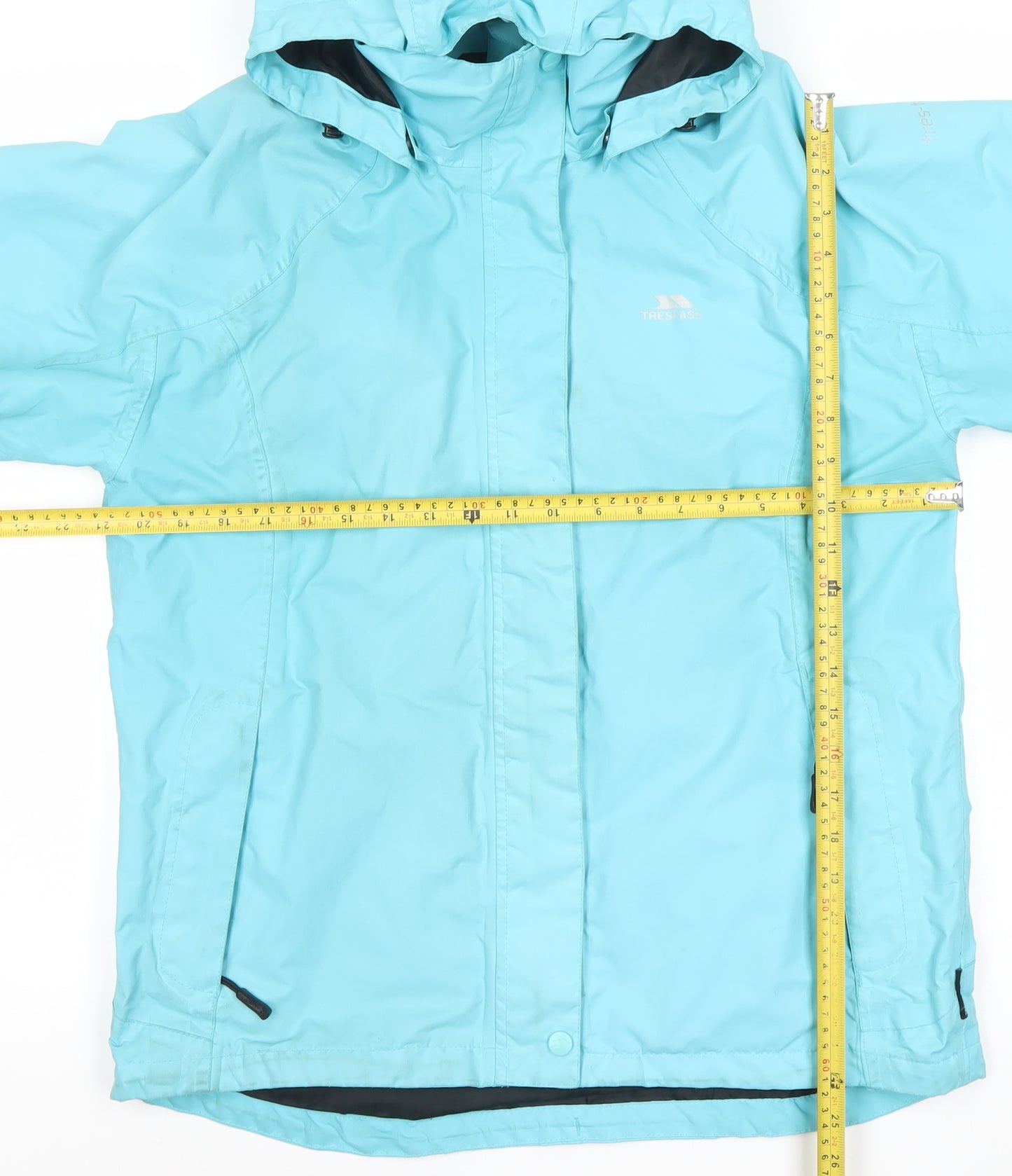 Trespass Women Blue XL Waterproof Hooded Parka Jacket