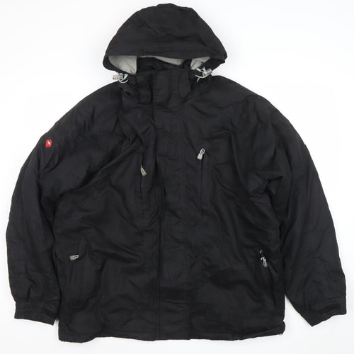 Trespass Men's Black M Waterproof Windproof Hooded Jacket