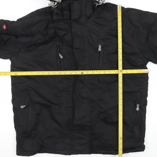 Trespass Men's Black M Waterproof Windproof Hooded Jacket