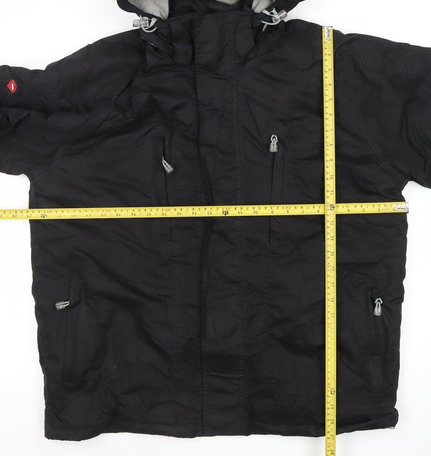 Trespass Men's Black M Waterproof Windproof Hooded Jacket