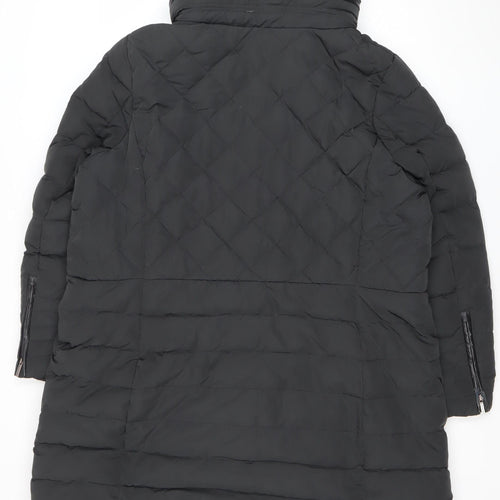 Maine New England Women's Black Quilted Puffer Coat Size 22