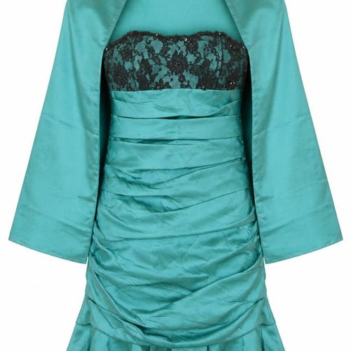 Sacha James Women’s Green Size 14 One Shoulder Lace Bodycon Dress