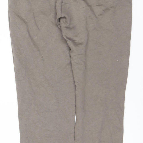 Nike Men's Brown Small Jogger Trousers Cotton Blend