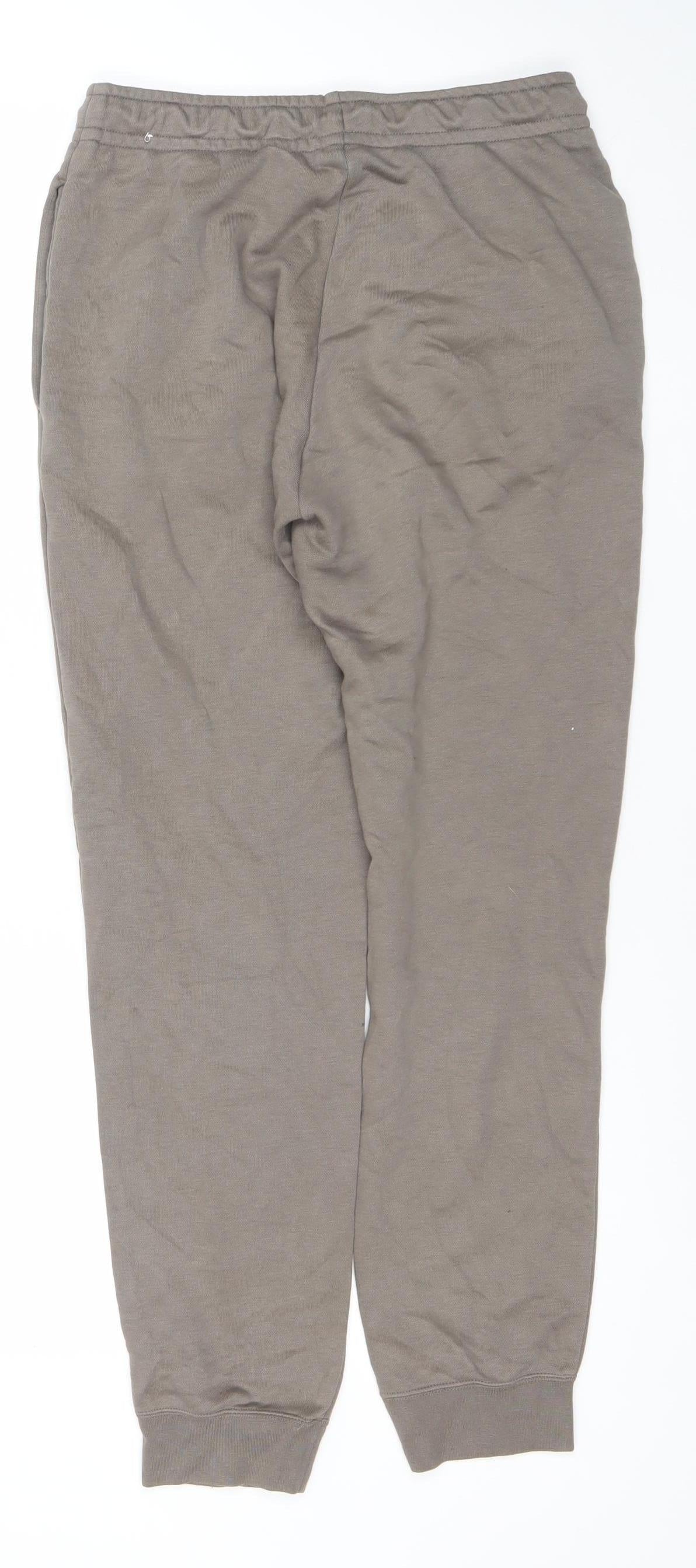 Nike Men's Brown Small Jogger Trousers Cotton Blend