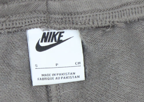 Nike Men's Brown Small Jogger Trousers Cotton Blend