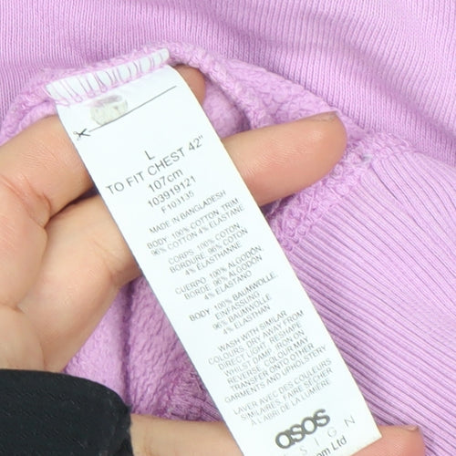 ASOS Men’s Pink Austin Texas Graphic Sweatshirt L Regular Fit