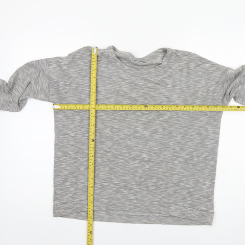 COS Women Grey Long Sleeve Basic Jersey Top Size S