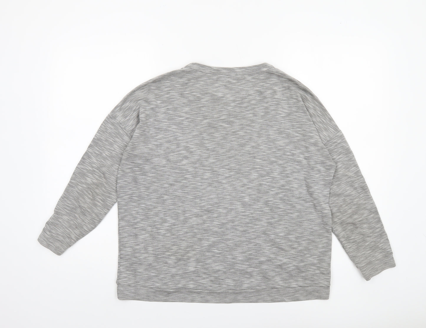 COS Women Grey Long Sleeve Basic Jersey Top Size S