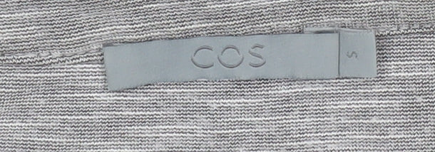 COS Women Grey Long Sleeve Basic Jersey Top Size S