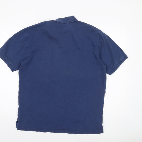 Rodd & Gunn Men's Blue Cotton Polo Shirt L Regular Fit