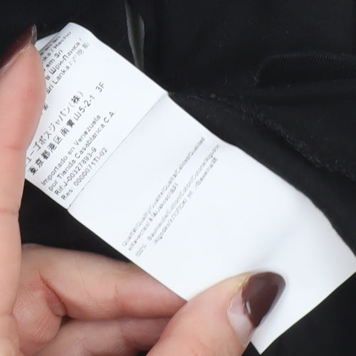 Hugo Boss Men's Black Cotton Crew Neck Short Sleeve T-Shirt S