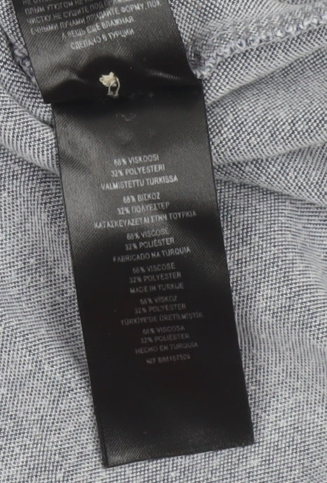 Ted Baker Mens Grey Regular Fit Short Sleeve Polo Shirt Size M