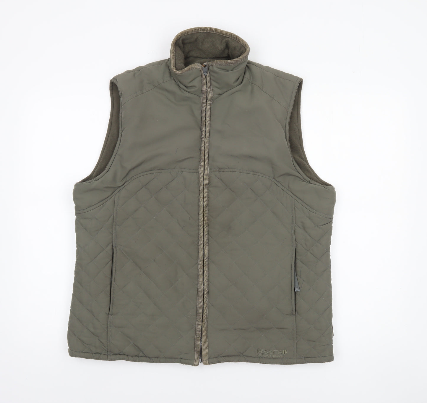 Regatta Women’s Khaki Quilted Waistcoat UK 16 Padded Outdoor Gilet