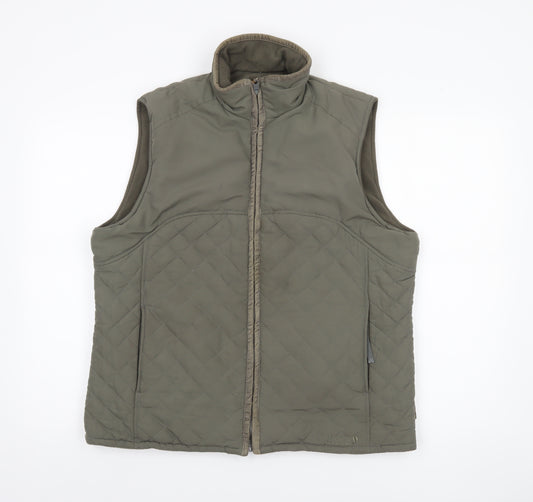 Regatta Women’s Khaki Quilted Waistcoat UK 16 Padded Outdoor Gilet