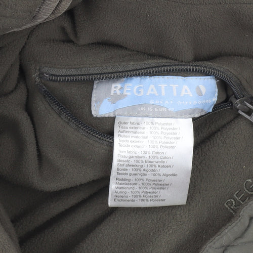 Regatta Women’s Khaki Quilted Waistcoat UK 16 Padded Outdoor Gilet