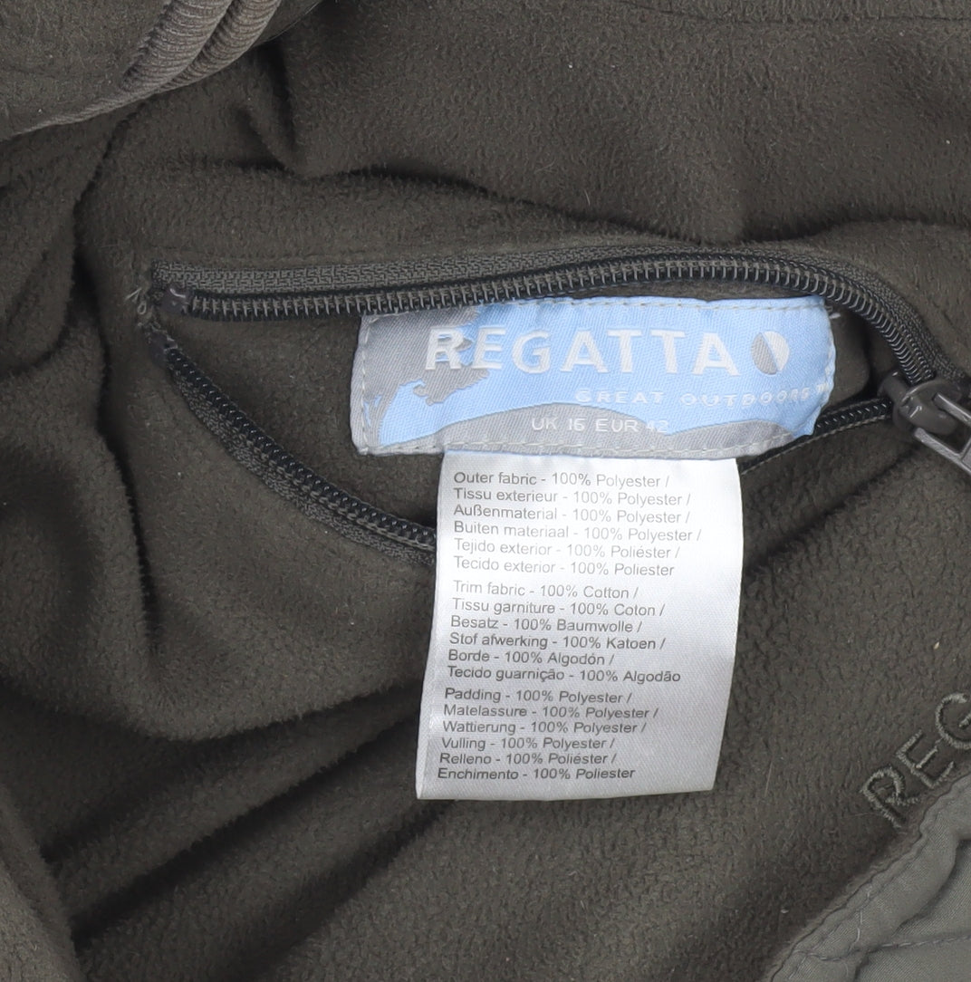 Regatta Women’s Khaki Quilted Waistcoat UK 16 Padded Outdoor Gilet