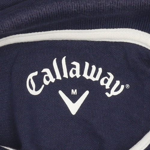 Callaway Men's Blue Cotton Golf Polo Shirt Size M