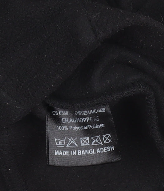 Craghoppers Women’s Black Fleece Full Zip Jacket UK 8